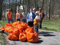 Highlight for Album: FOC Celebrates Earth Day 09 & Adopt-A-Highway Clean-ups