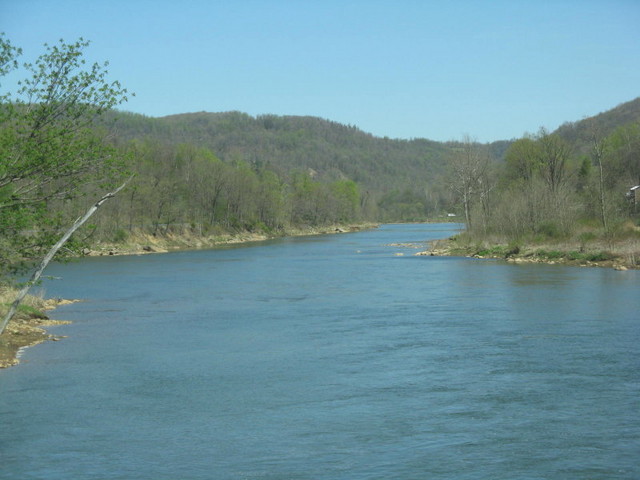 Cheat River from Albright Bridge